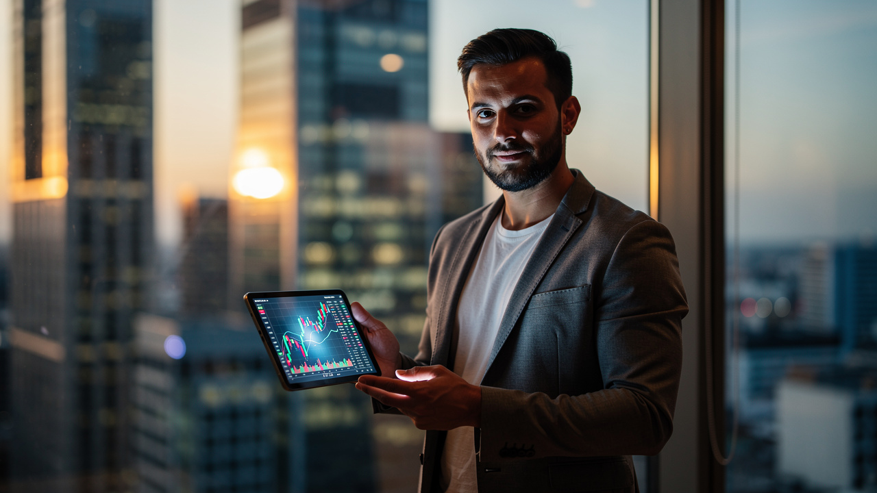 Trader professionista sicuro del Risk Reward Ratio